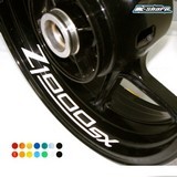 8 X Custom Inner Rim Decals Wheel Reflective Stickers Stripes Kawasaki Z 1000Sx